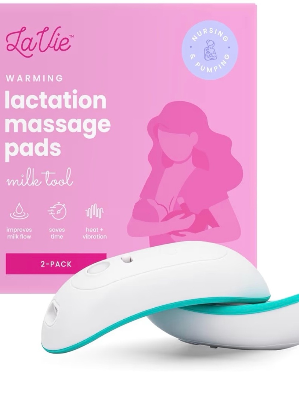 LaVie Warming Lactation Massage Pads